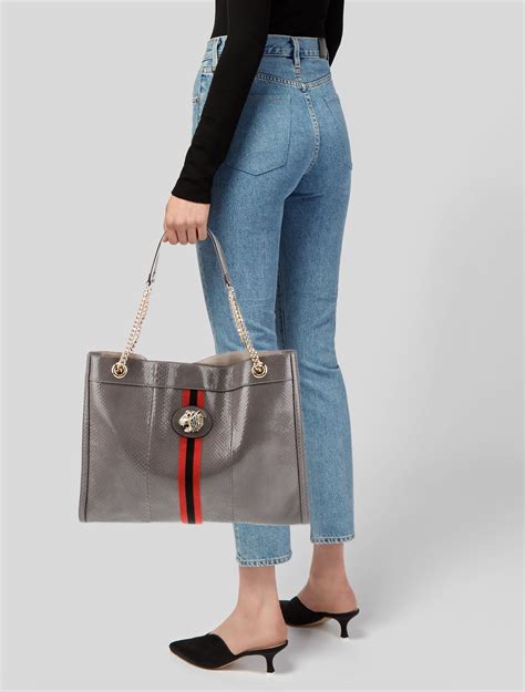 gucci rajah tote grey|gucci rajah mini.